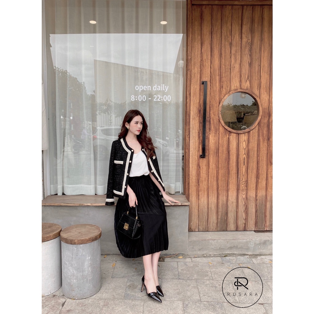 ÁO DẠ TWEED, ÁO KHOÁC DẠ NỮ THIẾT KẾ KH28 | BigBuy360 - bigbuy360.vn