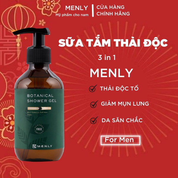 Sữa Tắm Thải Độc Da Menly 300ml