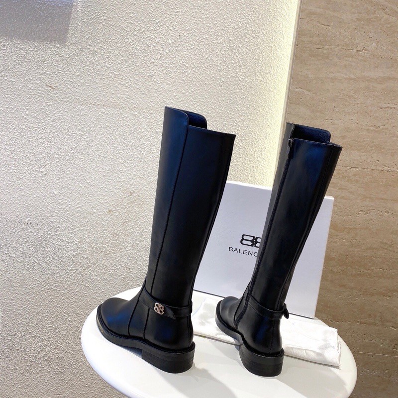 Boots nữ cao cổ mẫu thời trang hót nhất trong năm da bò nhập khẩu balenciaga
