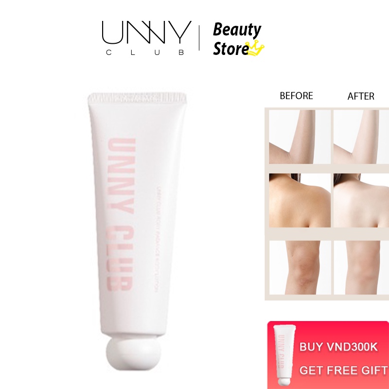 Unny Club kem dưỡng thể kem dưỡng da UV trắng khỏe giúp dưỡng trắng dưỡng ẩm phù hợp cho mọi loại da 80g