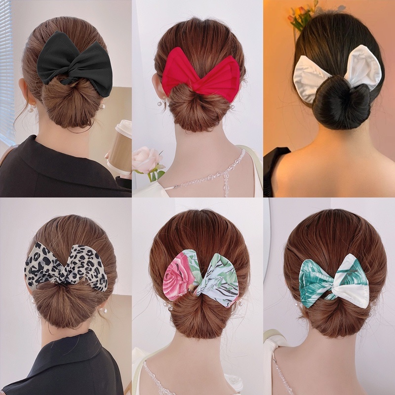 Fashion Magic Bowknot Hairpin Hold Hairband Bow Hair Clip For Women Hair Band Headband Hair Accessories Tools