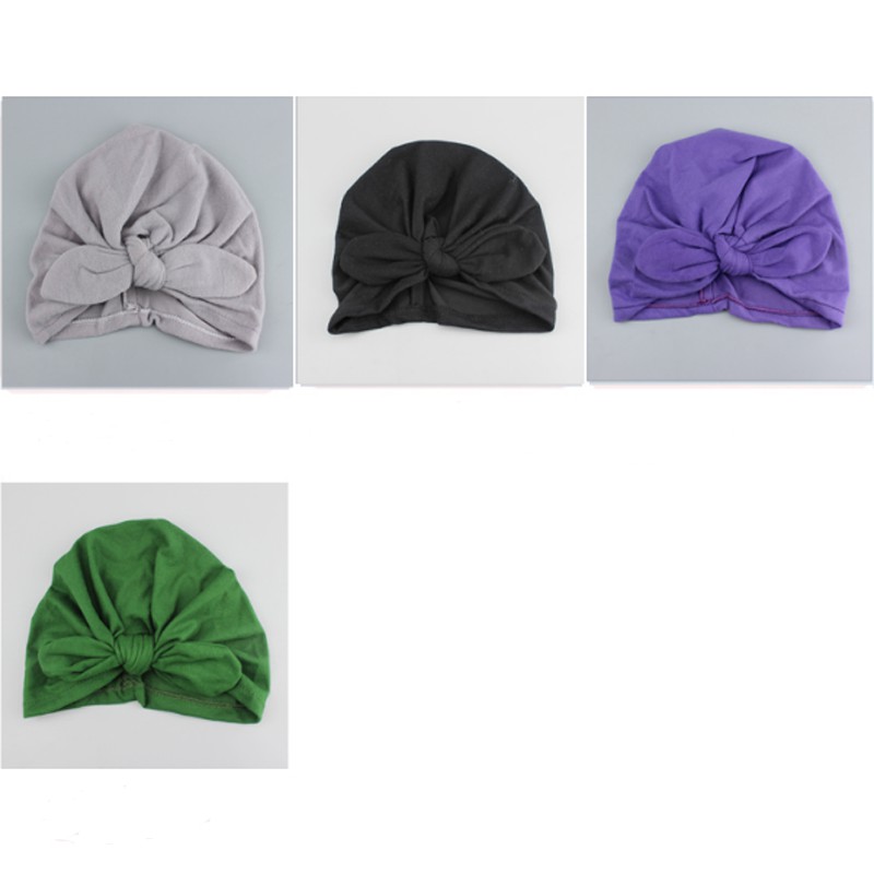 Mũ turban cho bé gái 9 màu để lựa chọn Chất lượng tốt