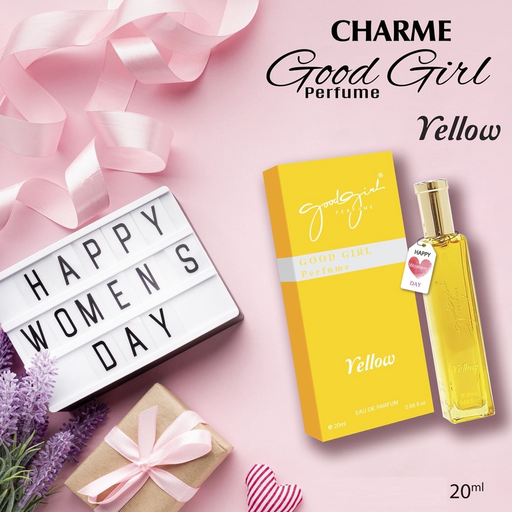 Nước hoa nữ Charme Good Girl - Yellow 20ml