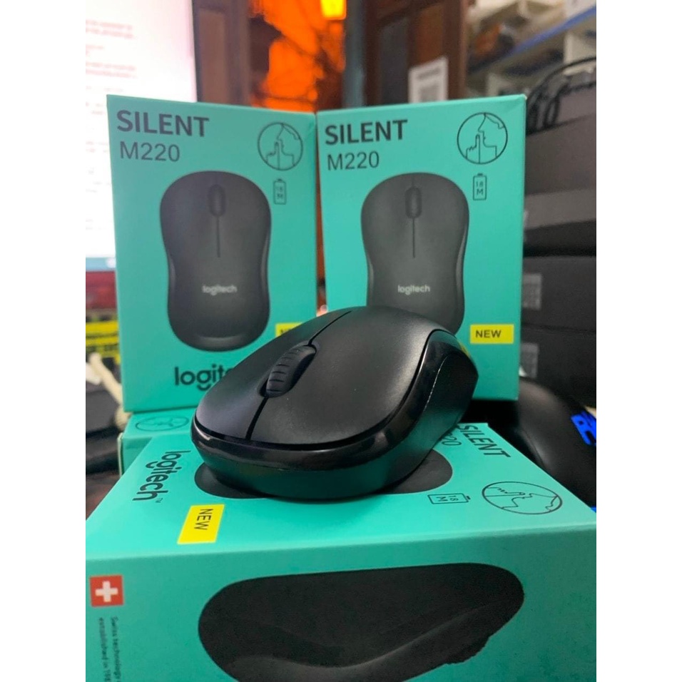 💯 Chuột Không Dây Logitech M220 Silent - Bảo Hành 12 Tháng 💯