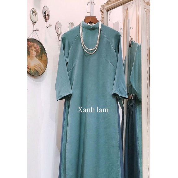 Áo Dài và Quần lẻ Tây Thi Màu Trơn