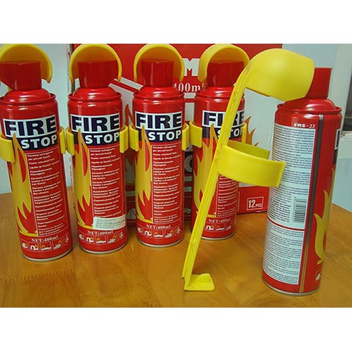 Bình cứu hoả 500ml dạng xịt. Bình chữa cháy mini FireStop