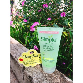 Sữa rữa mặt dạng gel - Simple Kind To Skin Refreshing Facial Wash Gel - 150ml