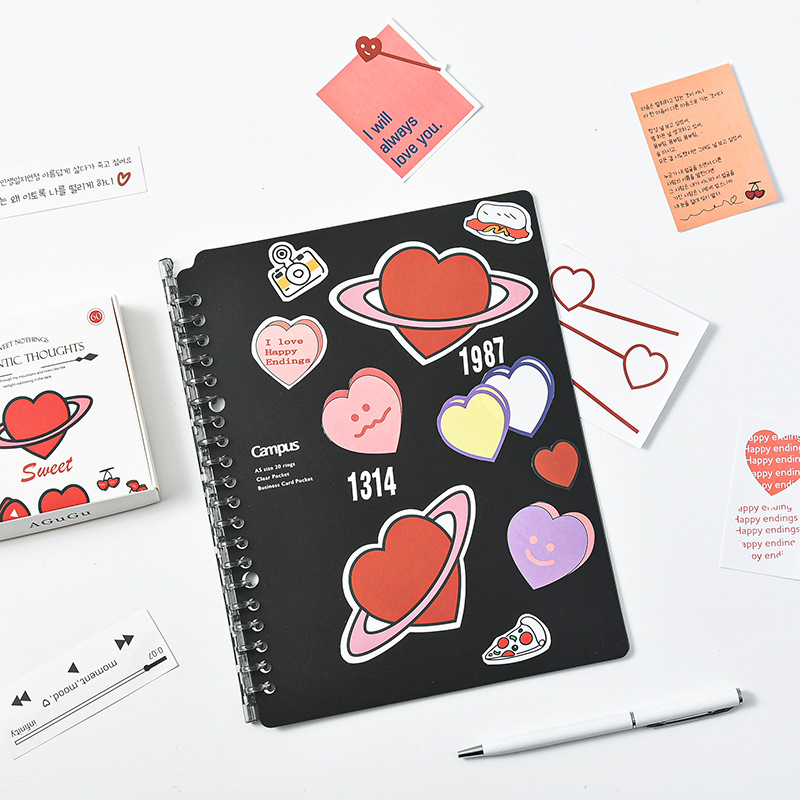 Hộp 60 miếng dán nhiều kiểu dáng dùng để trang trí tiện dụng