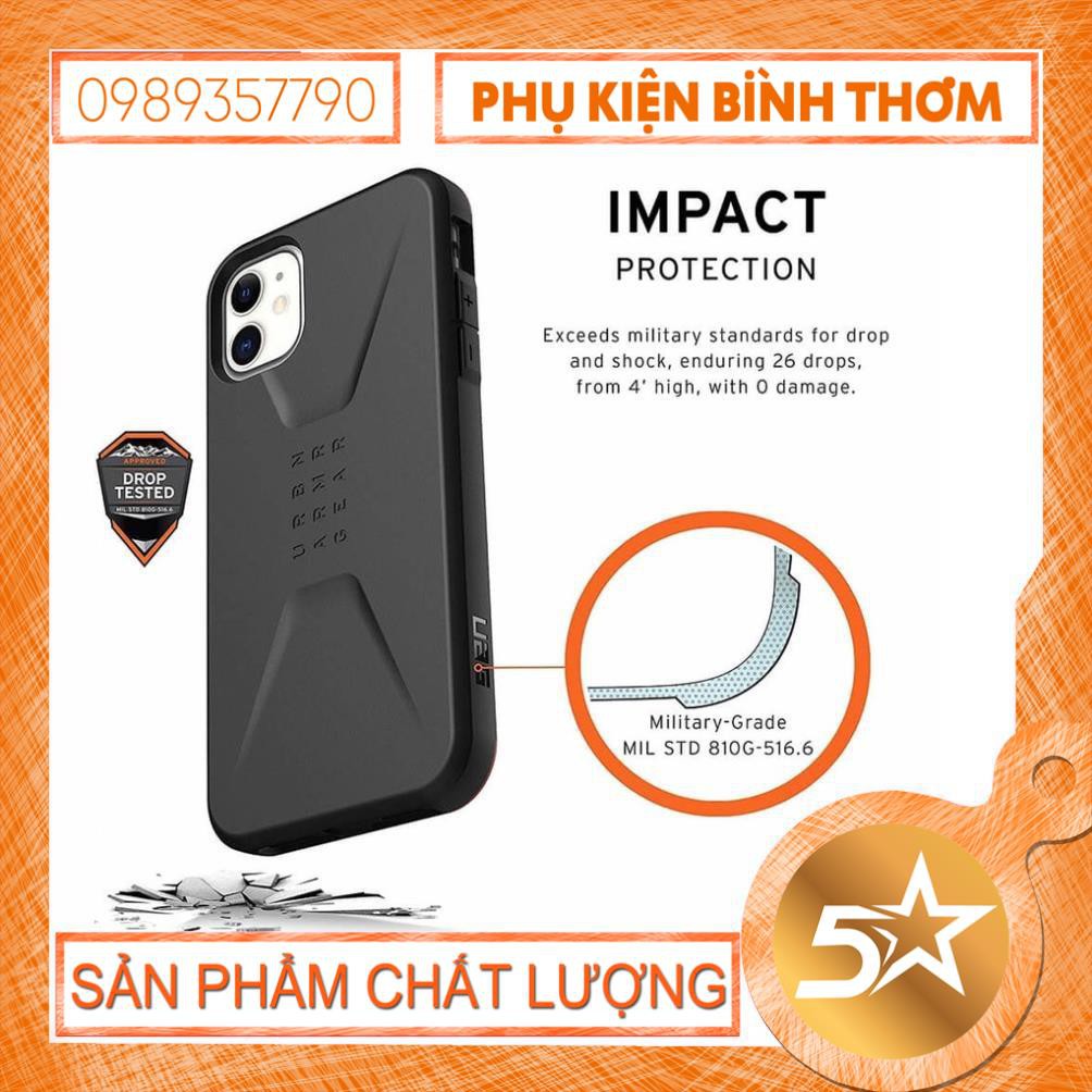 | 7 Màu UAG Civilian | Ốp Lưng UAG Civilian iPhone X/Xs/Xsmax/11/11Pro/11Promax/12mini/12/12pro/12 Pro Max Chính Hãng