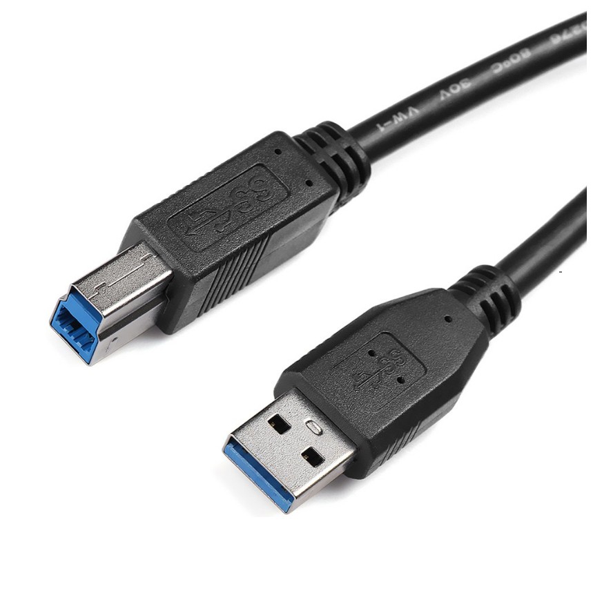 Cáp Chuyển Đổi Cổng Usb 3.0 Loại A Sang B Cho Máy In/ Máy Scan