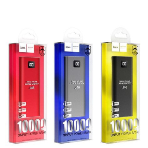 🌟CHÍNH HÃNG 🌟Sạc Dự Phòng Hoco J46 - 10.000 mAh SIÊU NHỎ GỌN {BẢO HÀNH 12 THÁNG} | BigBuy360 - bigbuy360.vn