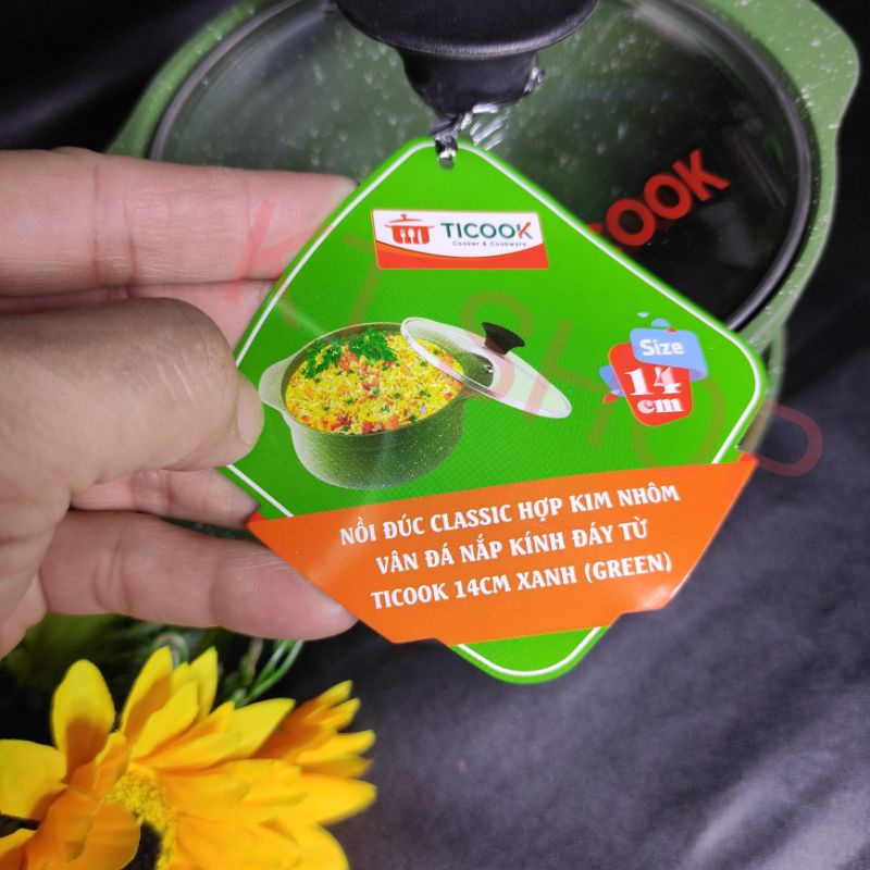 NỒI  NHÔM ĐÚC PHỦ VÂN ĐÁ