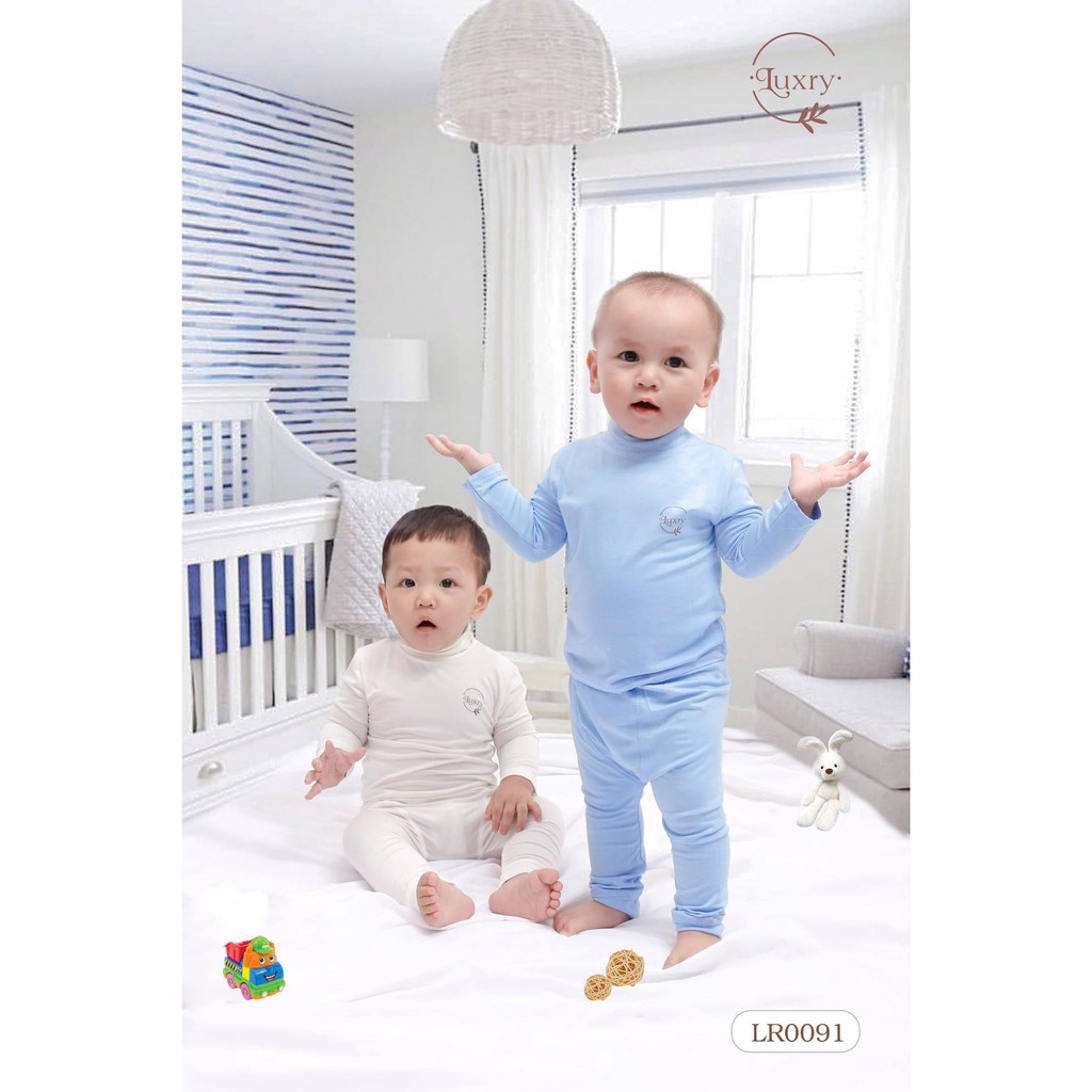 Áo Cổ Lọ 3 cm Luxry cho Bé Từ 3 Tháng Đến 4 Tuổi làm từ vải Sợi Tre Cao Cấp giữ nhiệt mùa thu đông