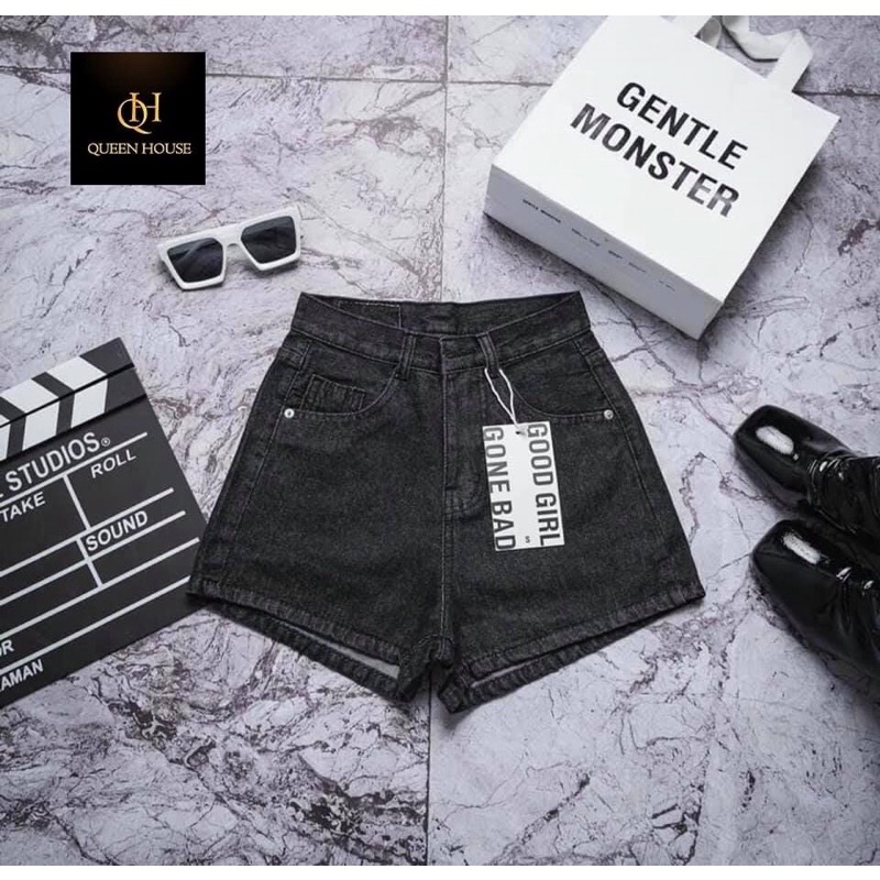 QUẦN SHORT LƯNG CAO LAI CUỐN ĐÁY DÀI ĐEN , XÁM SIÊU HOT