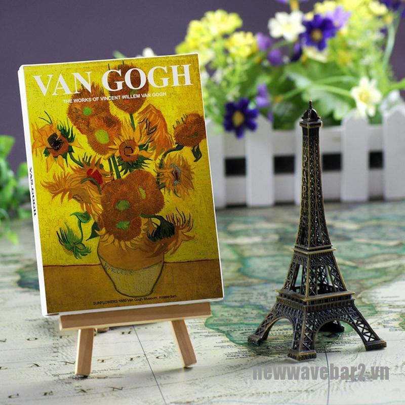 Bộ 30 Tấm In Hình Tranh Van Gogh Phong Cách Vintage