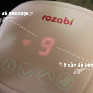 Máy hút sữa điện đôi Rozabi Compact
