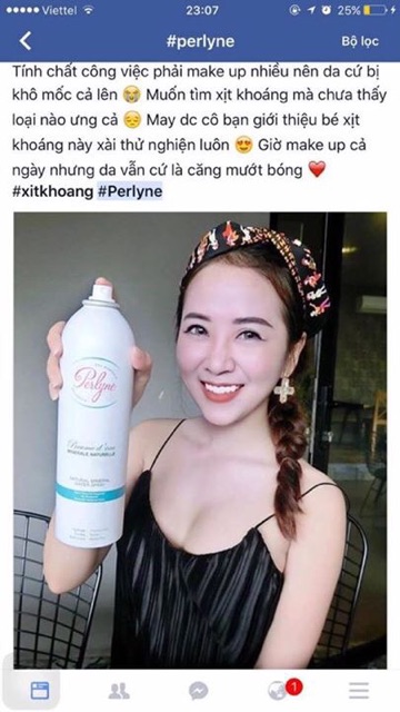 ☔️ Xịt khoáng Perlyne Natural Mineral Water Spray ☔️💦  | BigBuy360 - bigbuy360.vn