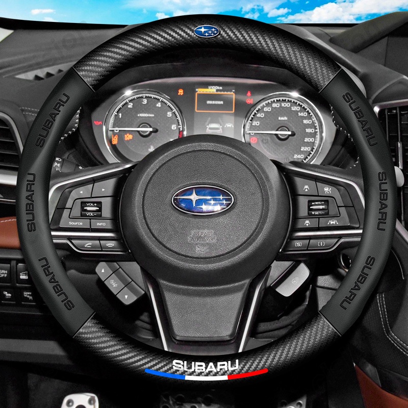 Bọc Vô Lăng Xe Hơi subaru brz forester outback wrx wrx sti impreza xv 3d Bằng Da Thật Ốp