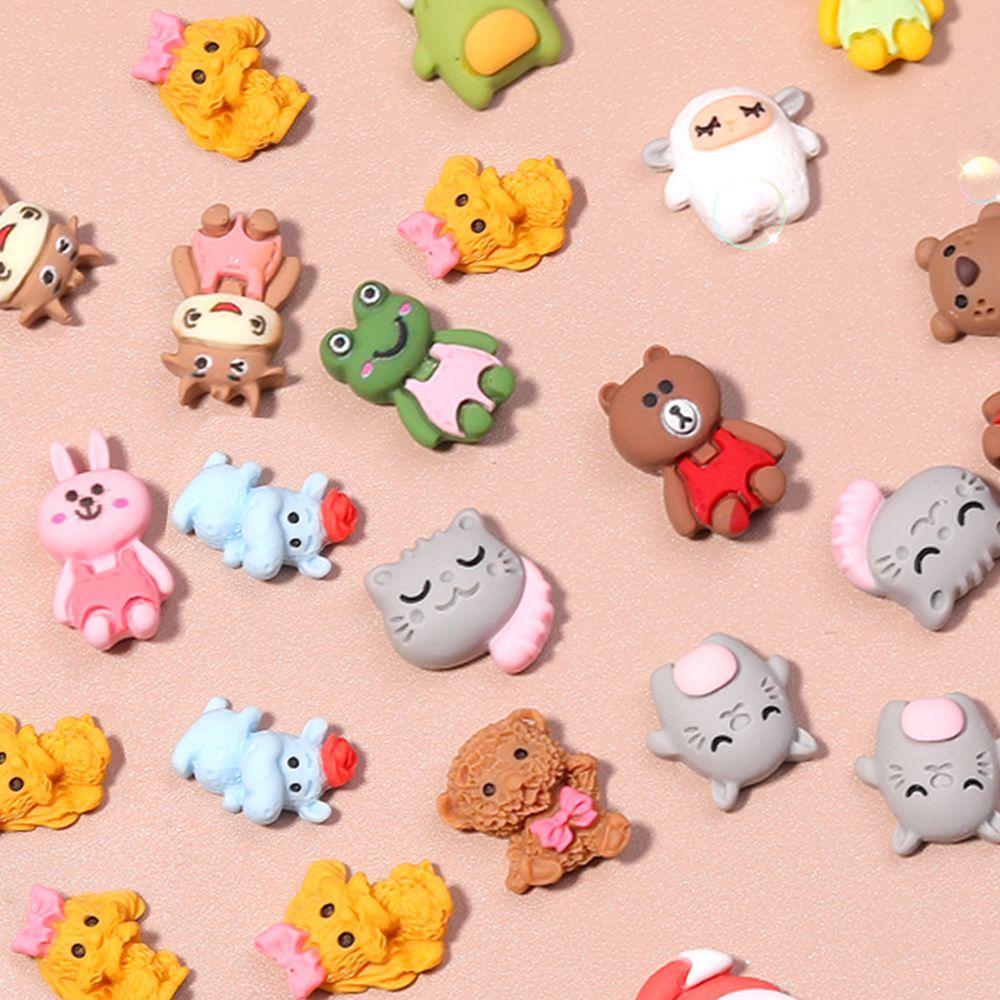 JARRED Phụ Kiện Trang Trí Móng Tay 3D Hình Gấu / Thỏ Dễ Thương Thời Trang