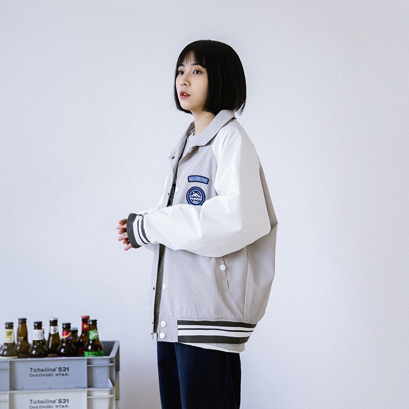 Áo Bomber Unisex, Áo Khoác Vải MeRo 2 Lớp Chống Nhăn, Không Xù , Không Ra Màu Cổ Bẻ Cá Tính Hót Triend Siêu Ngầu 2022