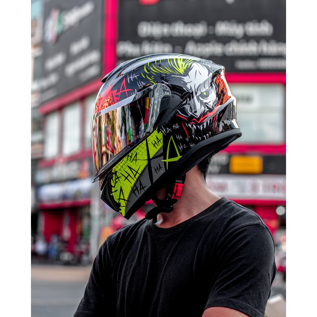 MŨ BẢO HIỂM FULLFACE YOHE 981 2 KÍNH HOT NEW 2019 - Tapu Shop