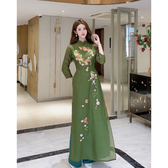 🥰 Áo dài  cách tân tơ mộc 4 tà cao cấp đẹp sang chảnh. áo dài tết  đẹp nhẹ nhàng bay tà hàng thiết kế cao cấp giá rẻ