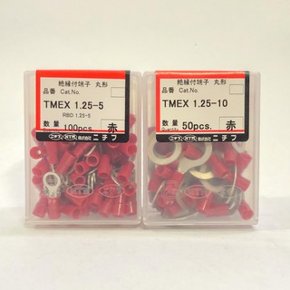 Đầu Cosse tròn Nichifu bọc nhựa cách điện TMEX 1.25