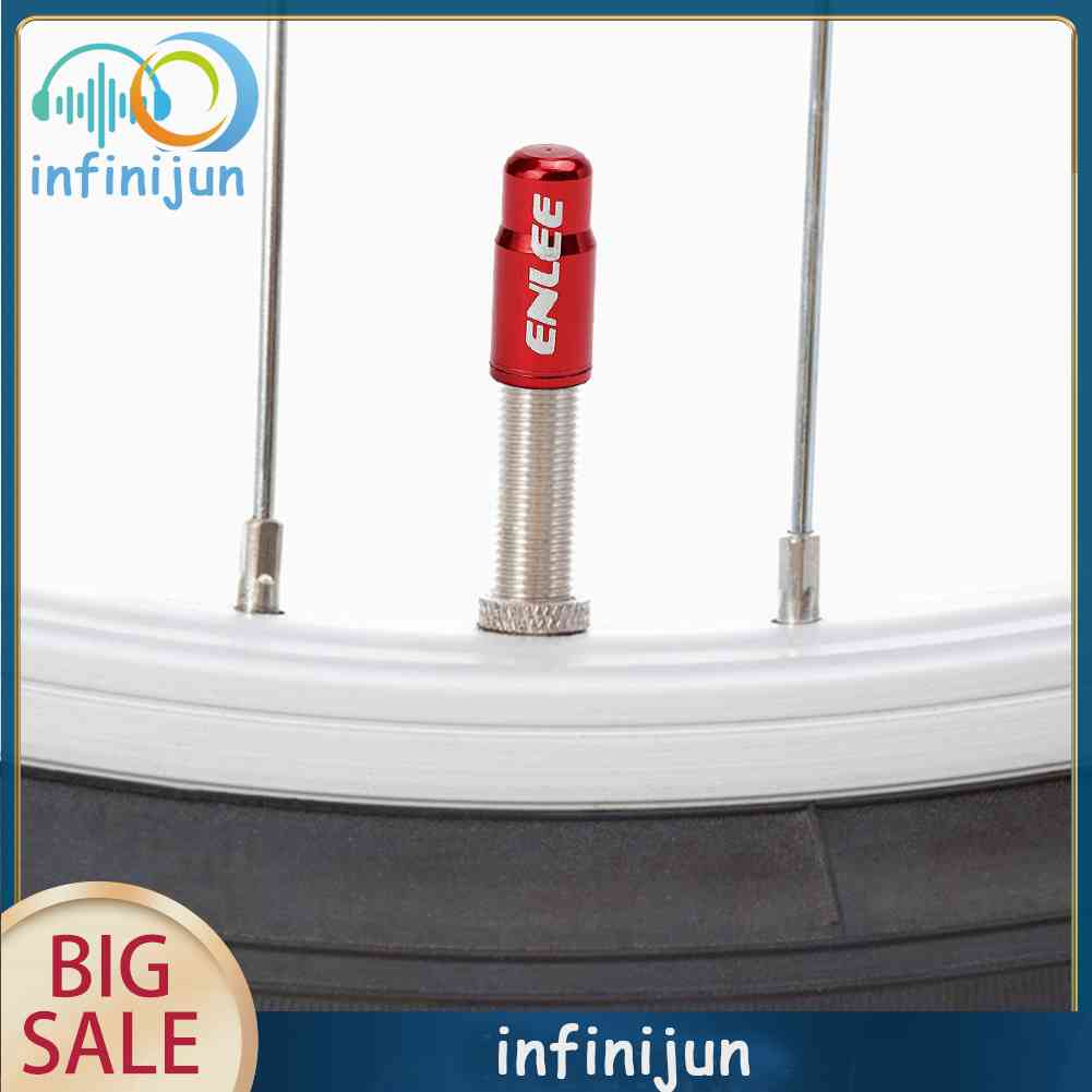 2 Nắp Van Bánh Xe Đạp Bằng Hợp Kim Nhôm Chống Gỉ