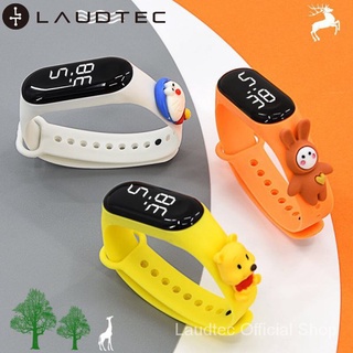 Đồng hồ đeo tay điện tử chống nước có đèn LED họa tiết hoạt hình dễ thương cho bé trai và b thumbnail