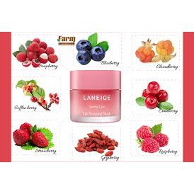 Combo Mặt Nạ Ngủ Môi Laneige Lip Sleeping Mask Berry + Mặt Nạ Ngủ Mặt