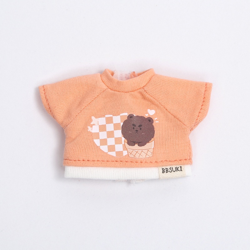 Áo Thun Họa Tiết Cây Kem Gấu Bông OB11 UFDOLL Tỉ Lệ 1 / 12 Dễ Thương Cho Búp Bê