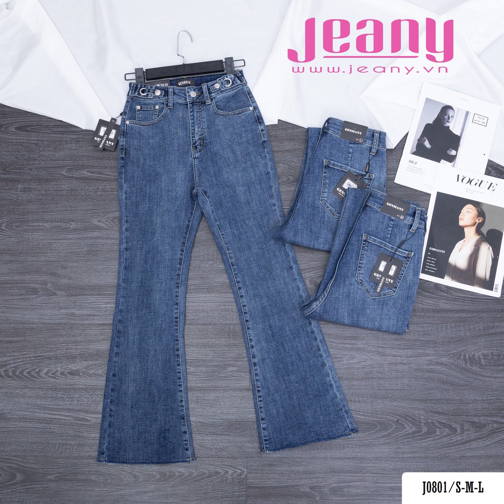 Quần Jean Ống Bass Màu Nhạt J0801 - Jeany