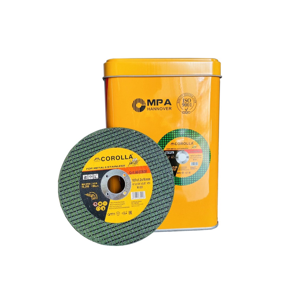 Combo 10 viên Đá cắt sắt, cắt inox kim loại dùng cho máy cầm tay phi 107