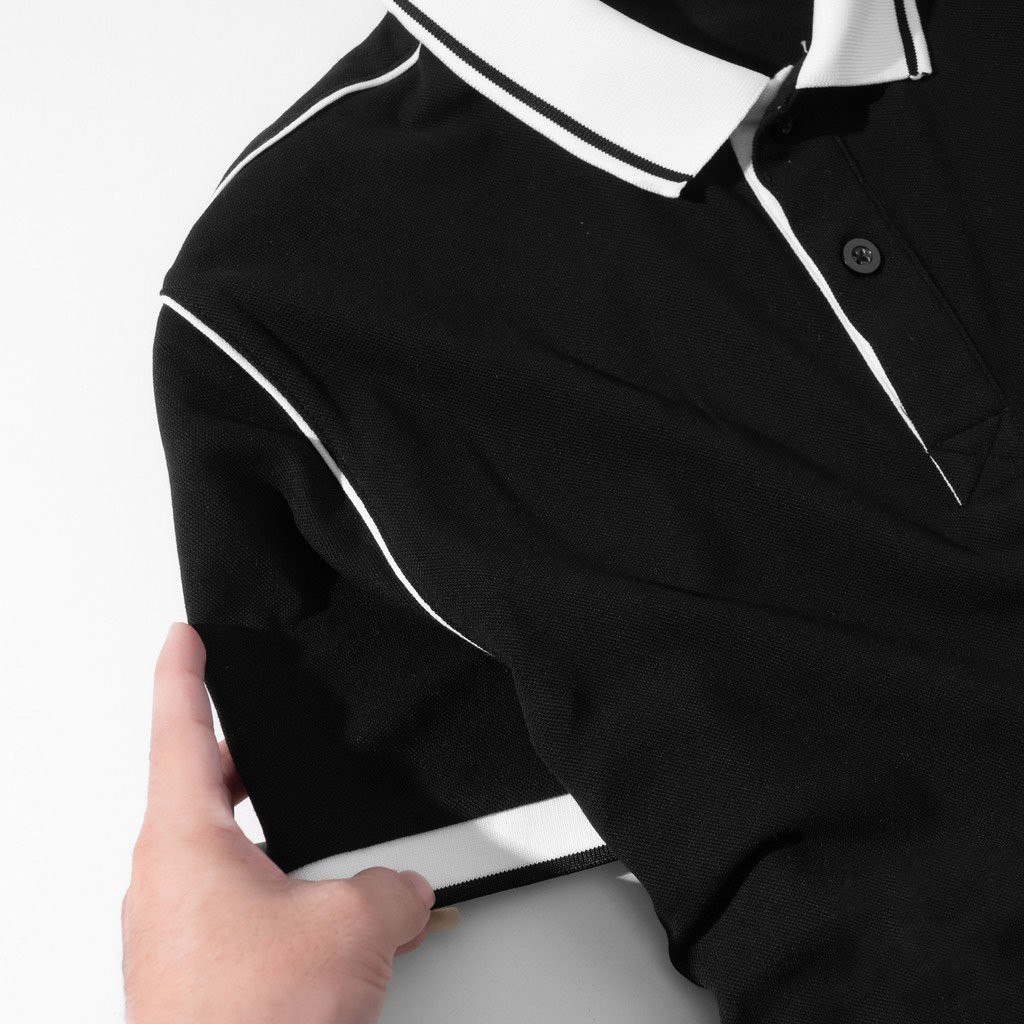 Áo thun nam POLO cổ trụ phối, thun cao cấp from chuẩn VNXK,phong cách sang trọng, | BigBuy360 - bigbuy360.vn