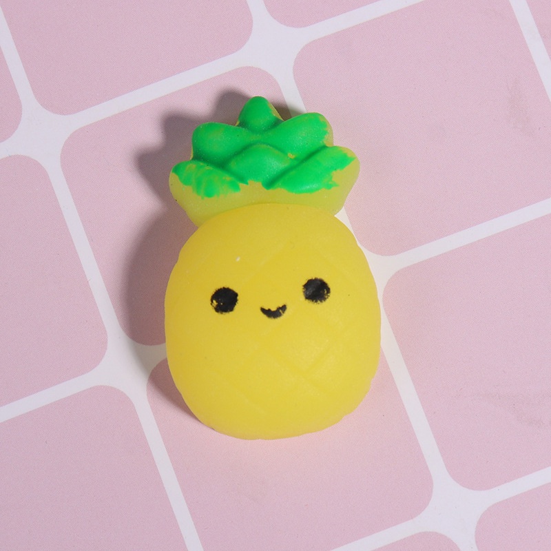 Mochi Đồ Chơi Nắn Bóp Đàn Hồi Giảm Stress Hình Trái Chuối Mèo Dễ Thương