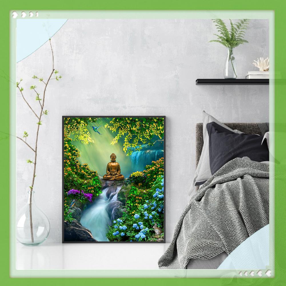 Bộ tranh thêu chữ thập tự làm hình Đức Phật 11ct