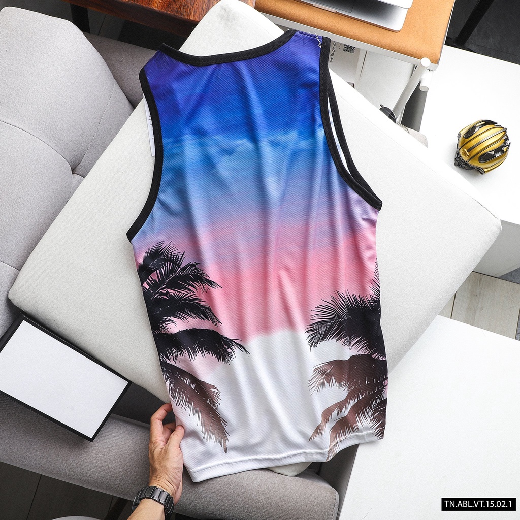 { Siêu Phẩm } Áo thun tanktop Bentino Summer Sắc Màu Nhiệt Đới 6619