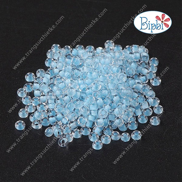 Hạt cườm Preciosa màu xanh dòng inside color - Ship Hỏa Tốc HN