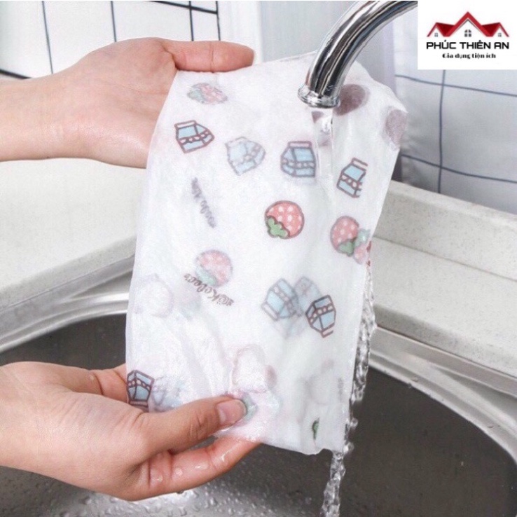 Cuộn giấy lau nhà bếp đa năng có thể tái sử dụng nhiều lần - Tiện dụng, tiết kiệm #FREESHIP