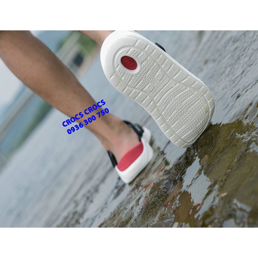 DÉP SỤC C.ROC.S LITERIDE MÀU ĐEN LÓT ĐỎ ĐẾ TRẮNG CHO CẢ NAM VÀ NỮ | BigBuy360 - bigbuy360.vn