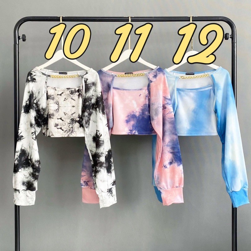 Áo Khoác Ngoài Loang Màu Ulzzang Ảnh+Clip Thật