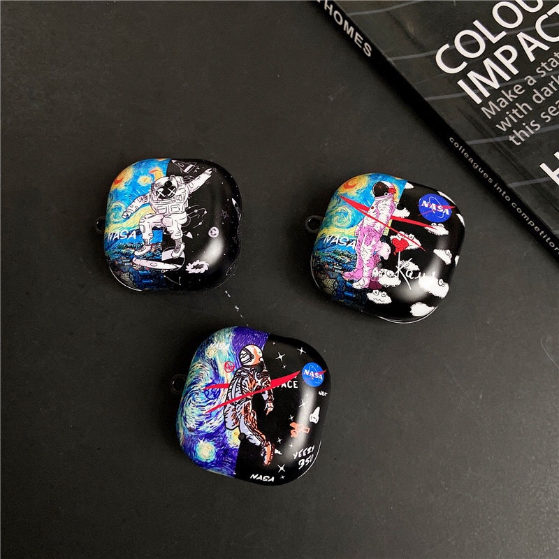 Sẵn Sàng! Vỏ Bảo Vệ Hộp Sạc Tai Nghe Samsung Galaxy Buds 2 Mềm Hình Phi Hành Gia Và NASA