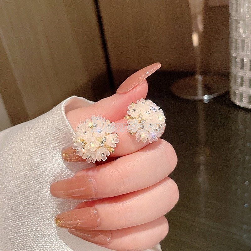 Khuyên Tai Hình Hoa Hồng Đơn Giản Dễ Thương Dành Cho Nữ