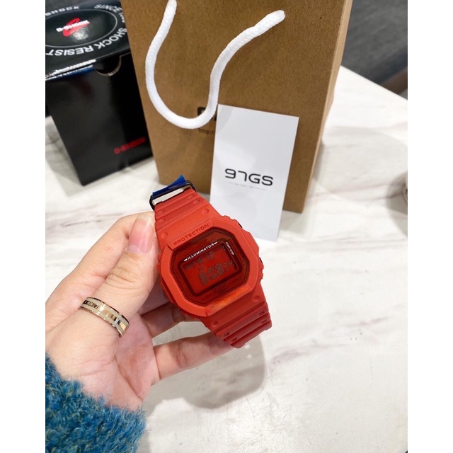 Đồng hồ nam thê thao D. w 5600, chống nước 5ATM fullbox