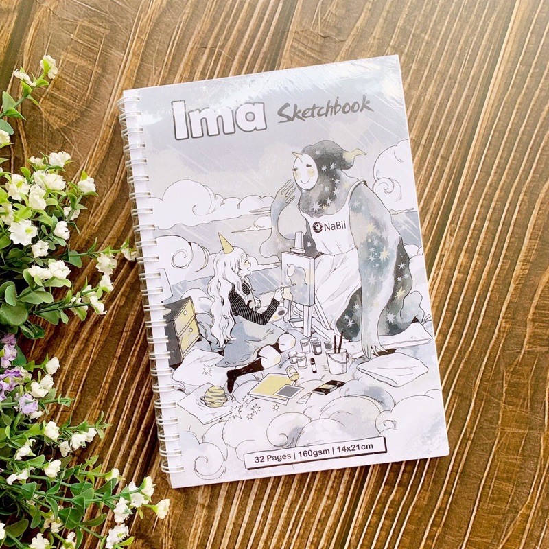 Mua 1 tặng 1] Sổ Vẽ NaBii Sketchbook