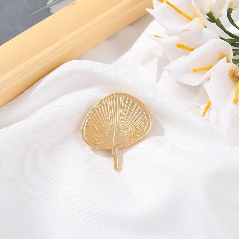 Ghim cài áo Qihe Jewelry hình chiếc quạt sáng tạo thời trang cho nữ