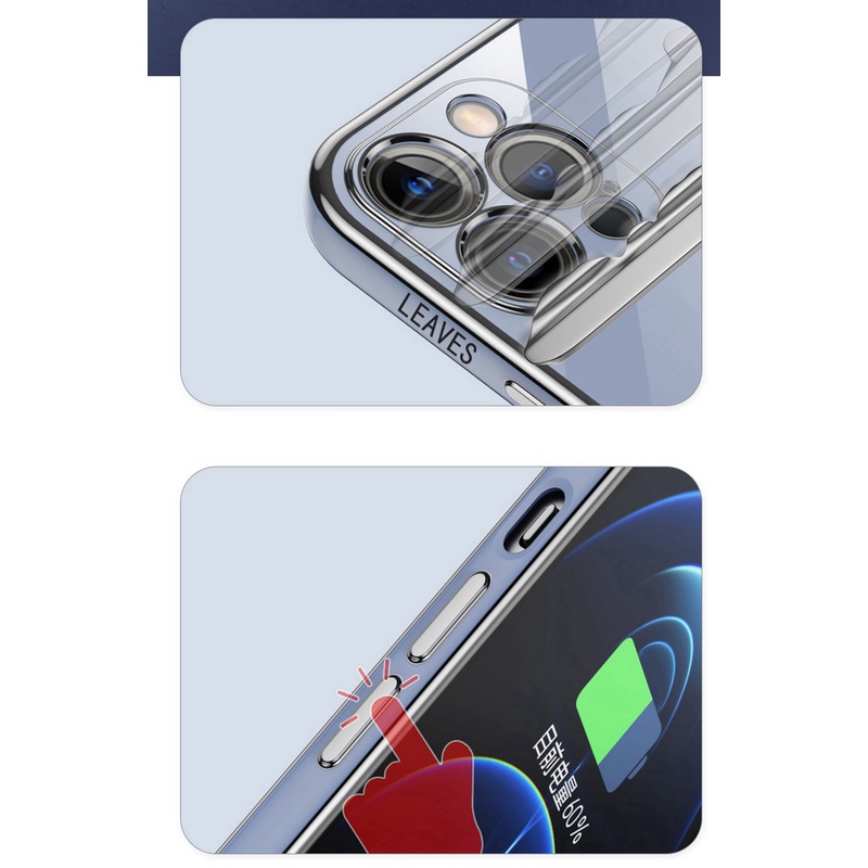 Ốp Điện Thoại Silicon Mềm Mạ Điện Hình Lá Phong Cho VIVO X20 V7 Plus + Y79 Z10 Y71 Y71i