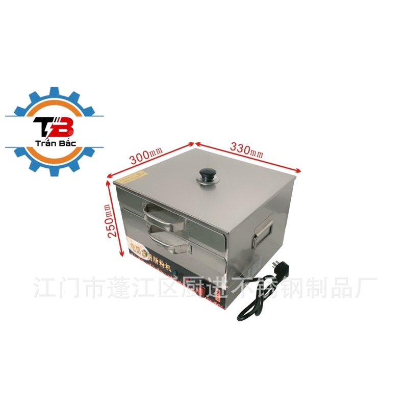 Nồi hấp bánh cuốn bằng điện,Tủ hấp bánh cuốn inox 2 tầng,nồi tráng bánh cuốn bằng điện