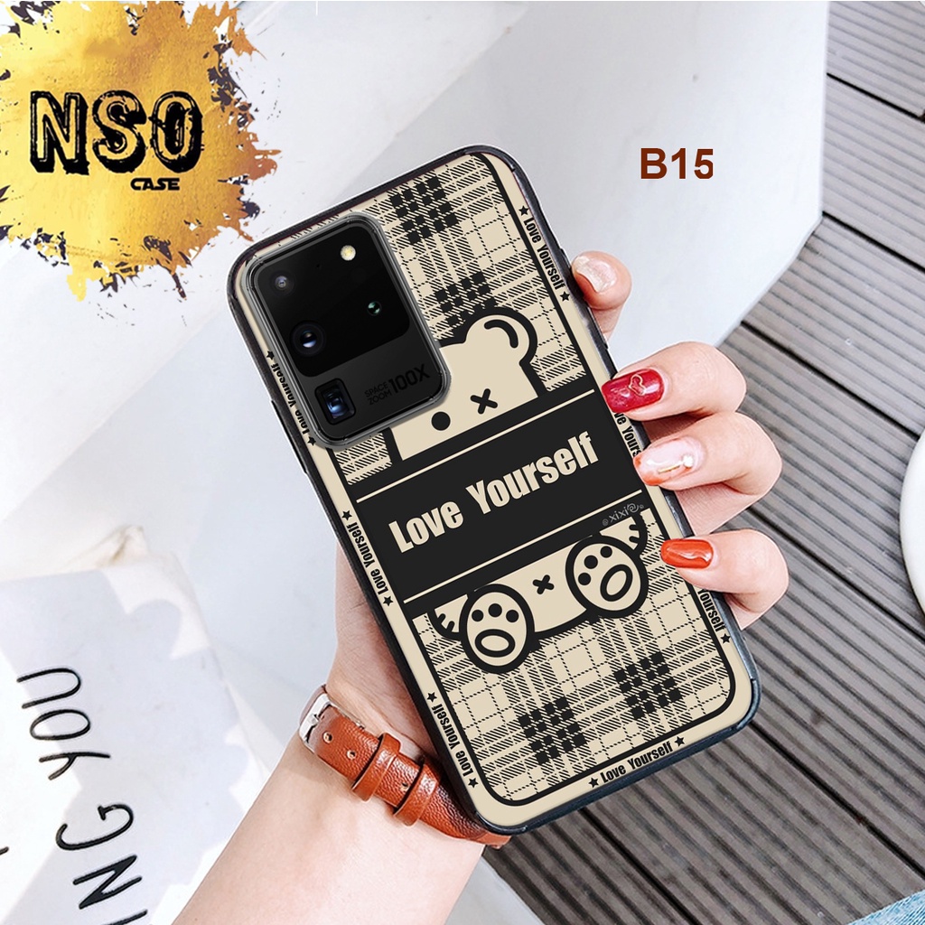 Ốp SamSung S20 Ultra In Hình Gấu Siêu Đáng Yêu