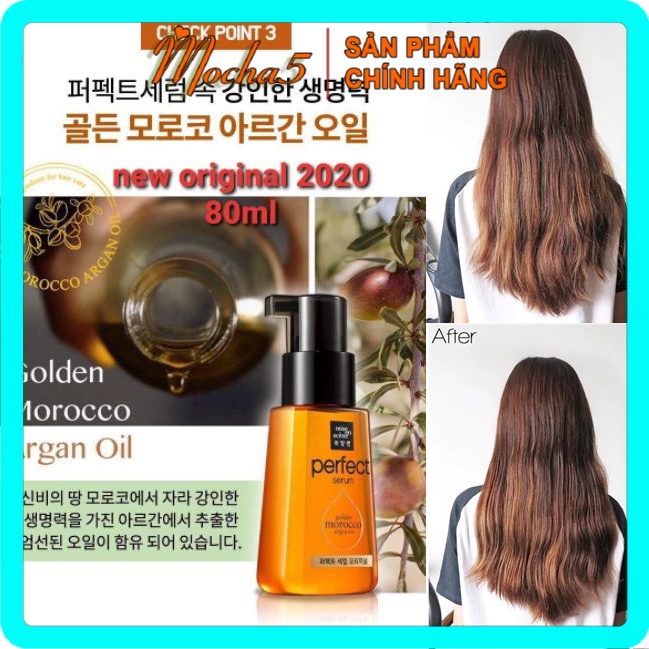 Dưỡng tóc MISEEN SCENE DAMAGE Hair Care Perfect Serum mượt màng giảm xơ rối 80ml Miseen